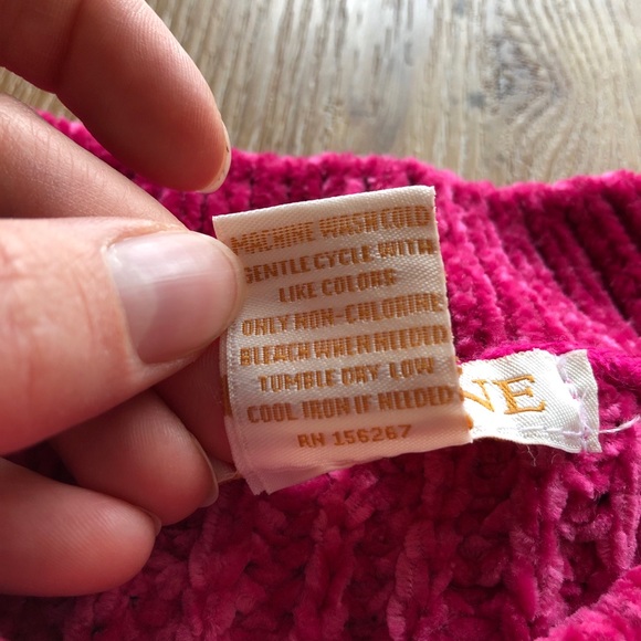 Pink Plush Cropped Sweater by Luv Lane. Super Cozy and Stylish! - Picture 16 of 16